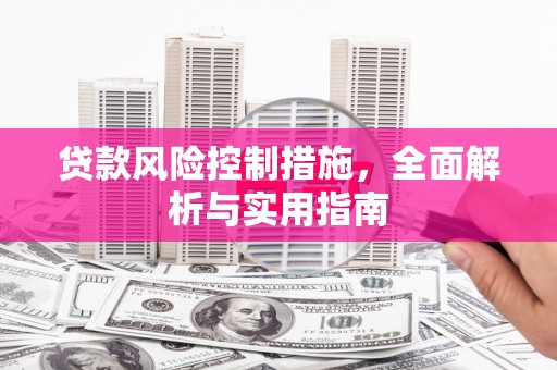 福鼎贷款风险控制措施，全面解析与实用指南