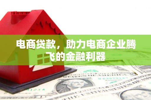 宽甸电商贷款，助力电商企业腾飞的金融利器