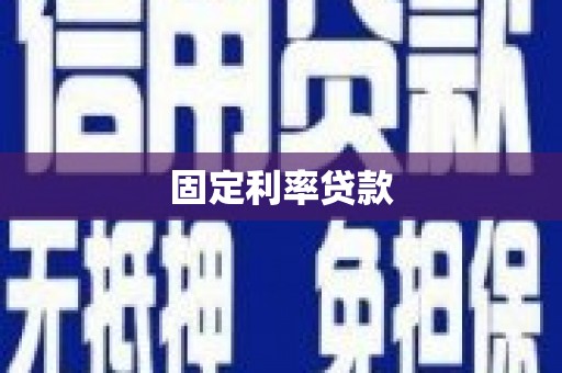 头份固定利率贷款