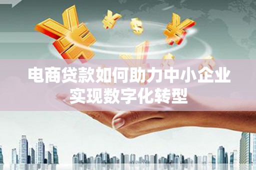 淮上电商贷款如何助力中小企业实现数字化转型