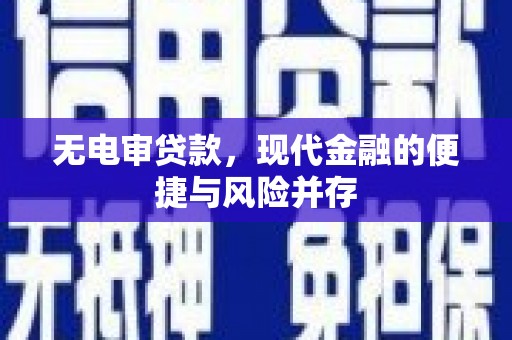 新泰无电审贷款，现代金融的便捷与风险并存