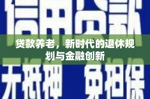 东西湖贷款养老，新时代的退休规划与金融创新