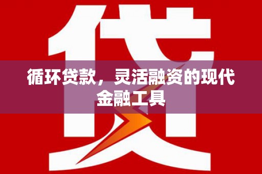 湖北循环贷款，灵活融资的现代金融工具