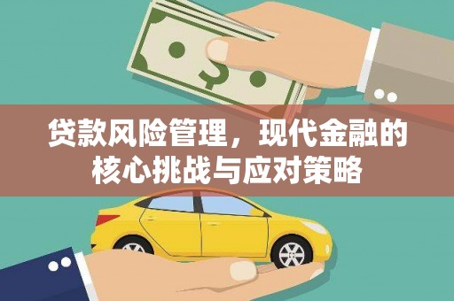 燕巢贷款风险管理，现代金融的核心挑战与应对策略