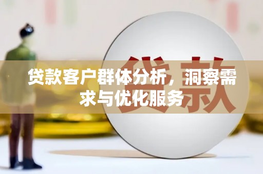 称多贷款客户群体分析，洞察需求与优化服务